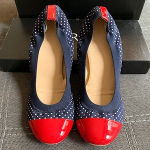 NWOT J.CREW Mila Dot Print Ballet Flats size 7
